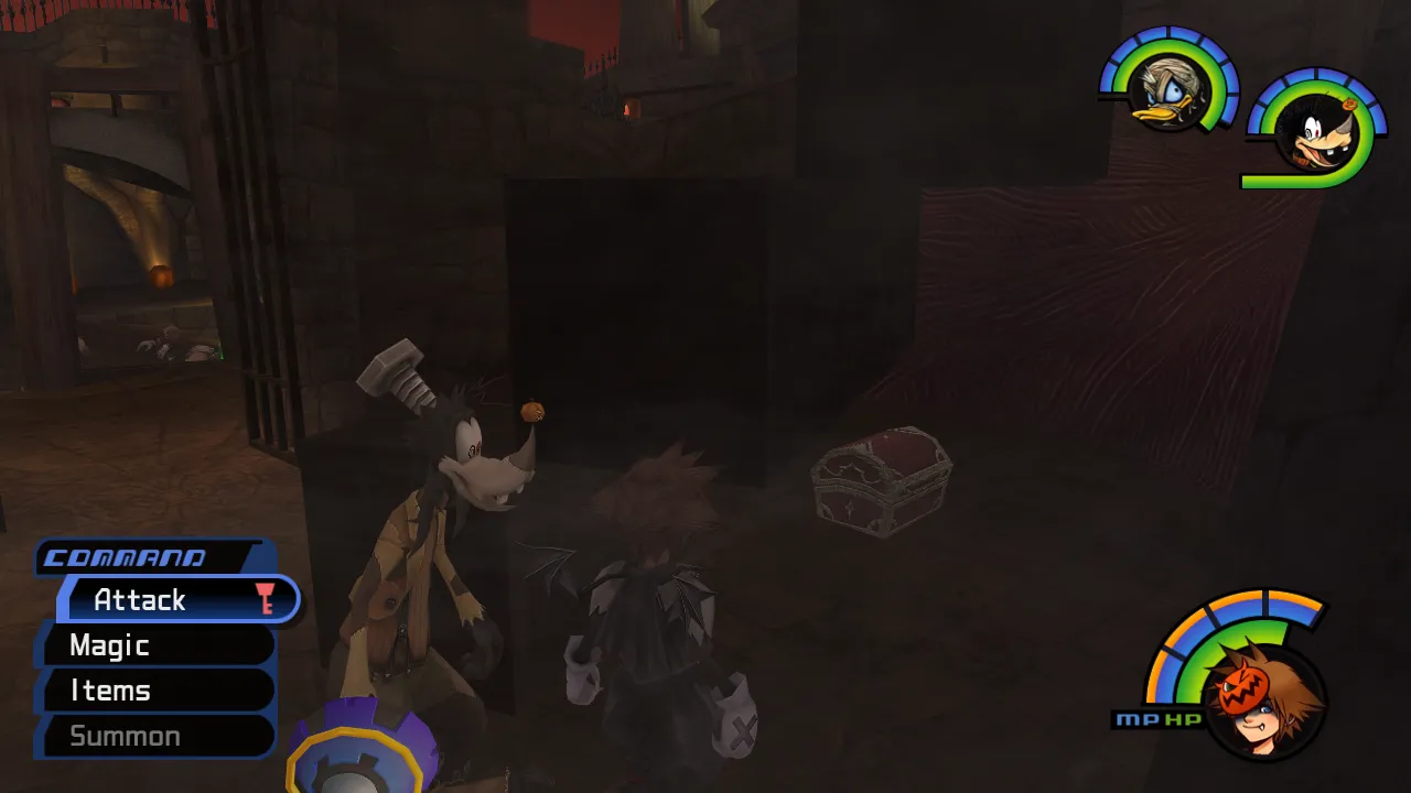 Halloween Town Guillotine Square Under Jack's House Stairs Chest